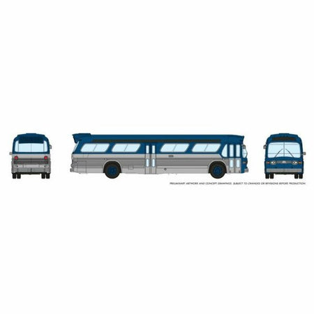 N GEN NEW LOOK BUS - BLUE - Rapido - ModelCars.com