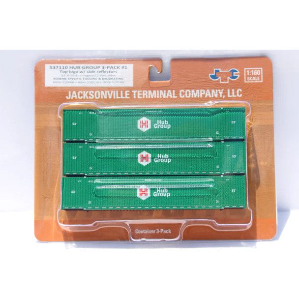 N HUB 53' CONT SET 1 3PK - Jacksonville Terminal Co - ModelCars.com