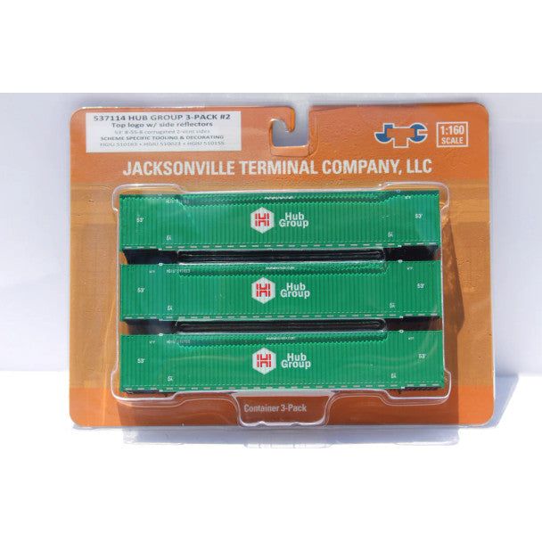 N HUB 53' CONT SET 3 3PK - Jacksonville Terminal Co - ModelCars.com