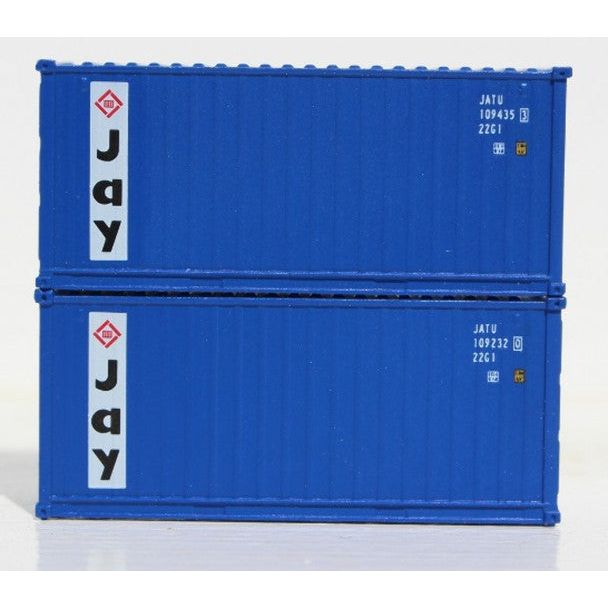 N JAY 20'CONTAINER 2PK - Jacksonville Terminal Co - ModelCars.com