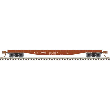 N LEHIGH VAL FLATCAR10048 - Atlas Track - ModelCars.com