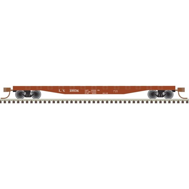 N LEHIGH VAL FLATCAR10048 - Atlas Track - ModelCars.com
