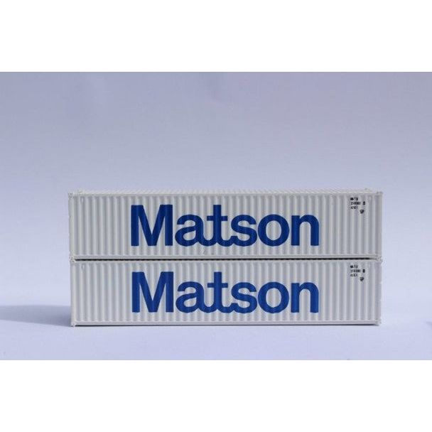 N MATSON 40'CONTAINER 2PK - Jacksonville Terminal Co - ModelCars.com
