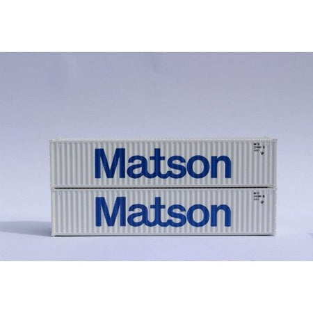 N MATSON 40'CONTAINER 2PK - Jacksonville Terminal Co - ModelCars.com