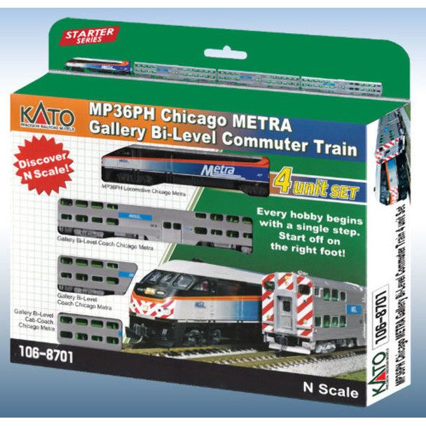 N METRA MP36PH 4 - CAR SET - Kato - ModelCars.com