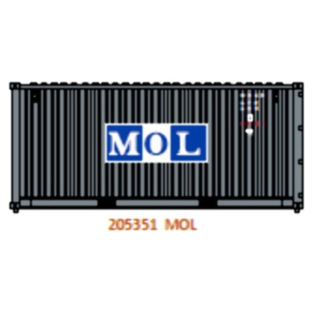 N MOL 20'STD CONT 2PK - Jacksonville Terminal Co - ModelCars.com
