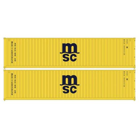 N MSC 40'CONTAINER 2/PK - Kato - ModelCars.com