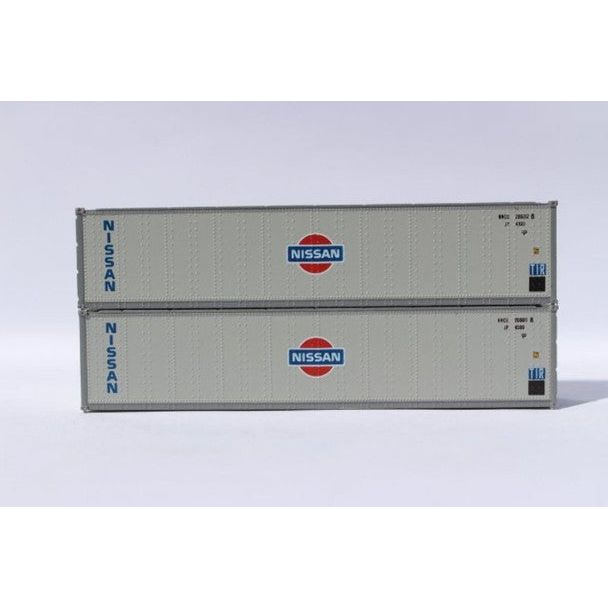 N NISSAN 40'CONTAINER 2PK - Jacksonville Terminal Co - ModelCars.com