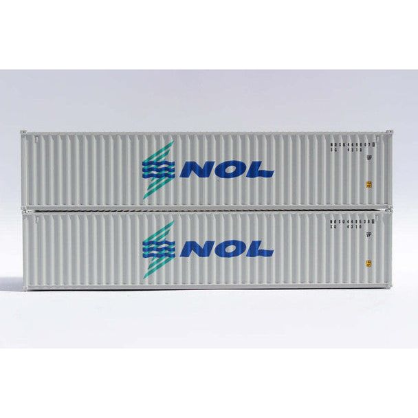 N NOL 40'STD CONT 2PK - Jacksonville Terminal Co - ModelCars.com