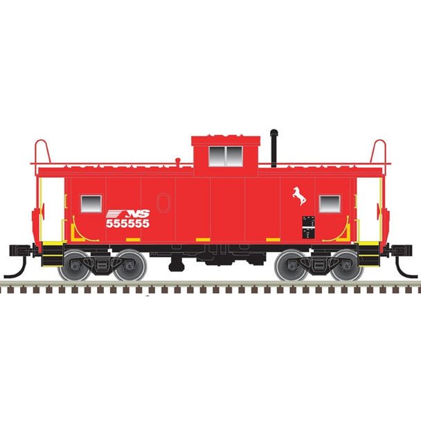 N NS 555555 CABOOSE RED - Atlas Track - ModelCars.com