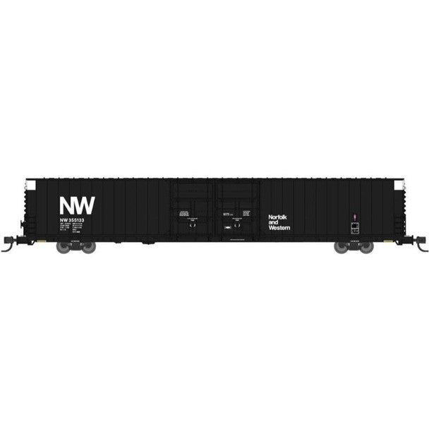 N N&W BLACK BXCR 355181 - Bluford Shops - ModelCars.com