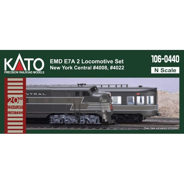 N NYC EMD E7A 4008/4022 - Kato - ModelCars.com