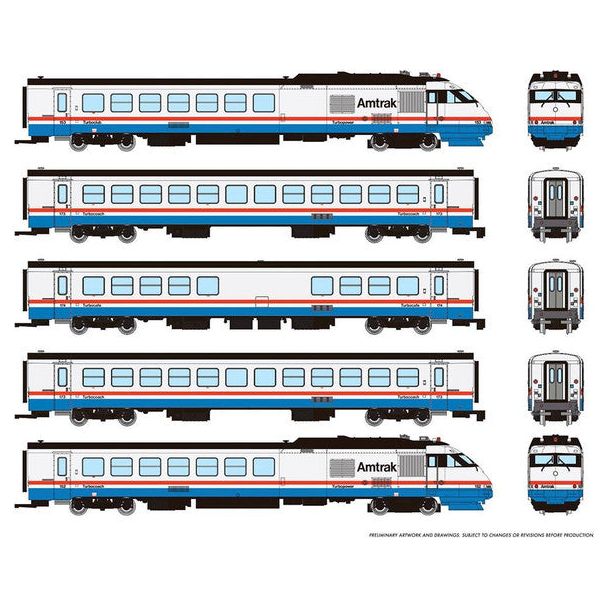 N RLT TURBOLINER SET 4 - Rapido - ModelCars.com