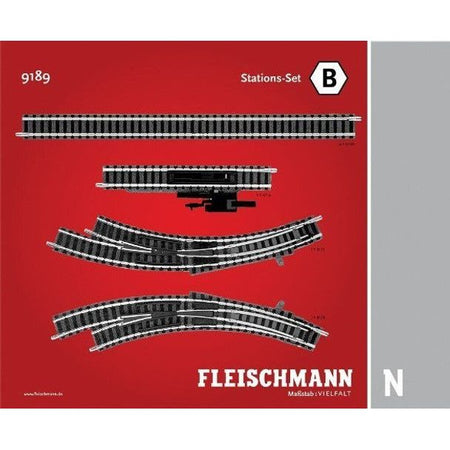 N STATION SET B TRACK PK - Fleischmann - ModelCars.com