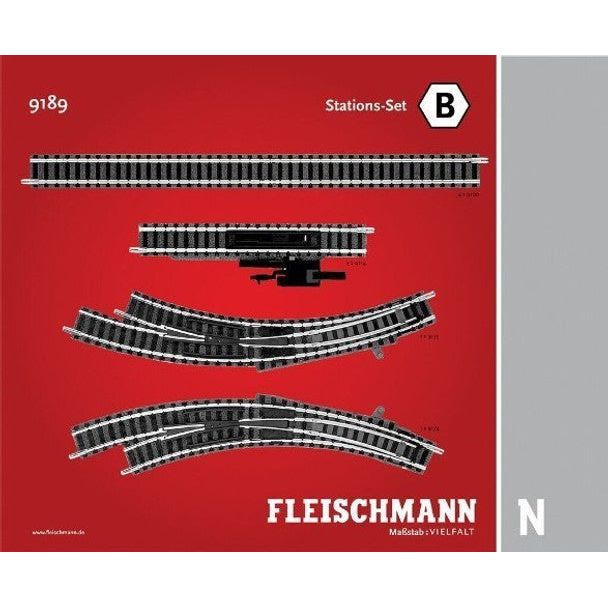 N STATION SET B TRACK PK - Fleischmann - ModelCars.com