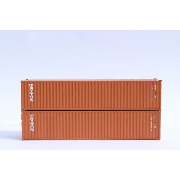 N TRITON 40'CONTAINER 2PK - Jacksonville Terminal Co - ModelCars.com