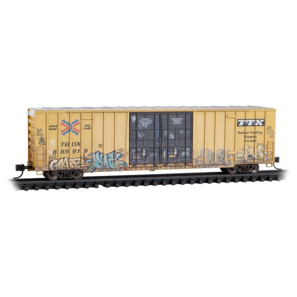 N TTX 60'BOX WEA AND GRAF - Micro - Trains - ModelCars.com