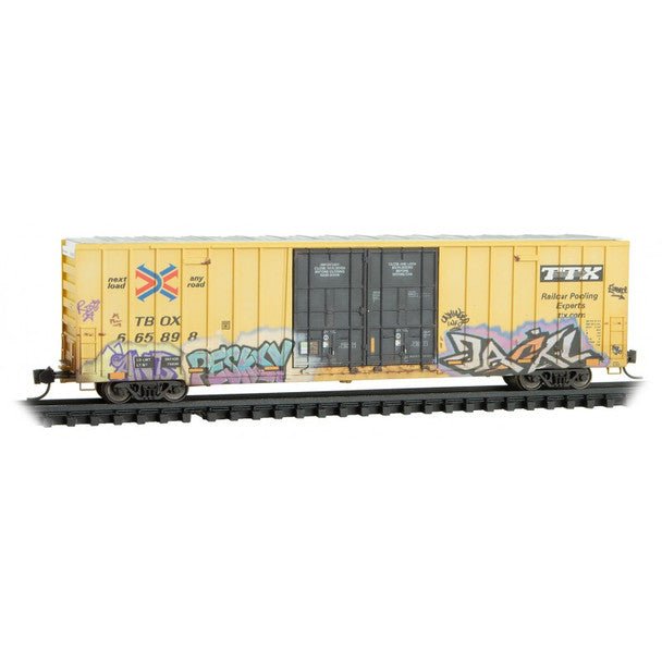 N TTX WEATHERED BOX CAR - Micro - Trains - ModelCars.com