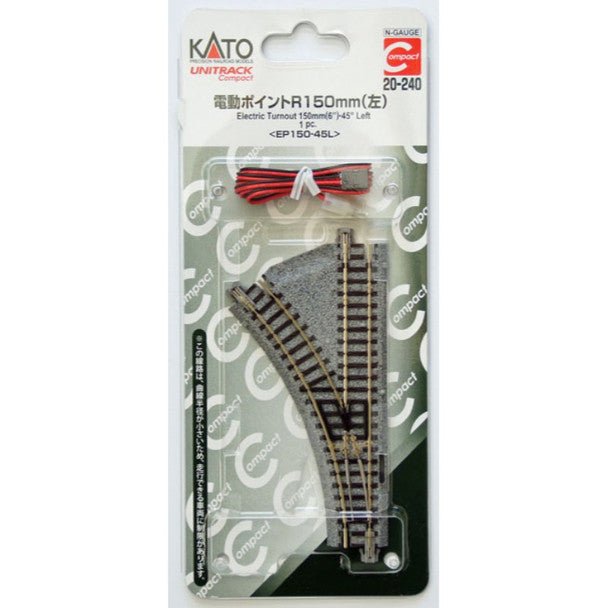 N UNI R150 - 45 TURNOUT LFT - Kato - ModelCars.com