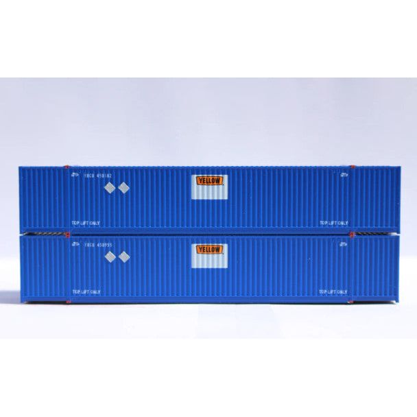 N YLW 40' CONT SET 1 2PK - Jacksonville Terminal Co - ModelCars.com