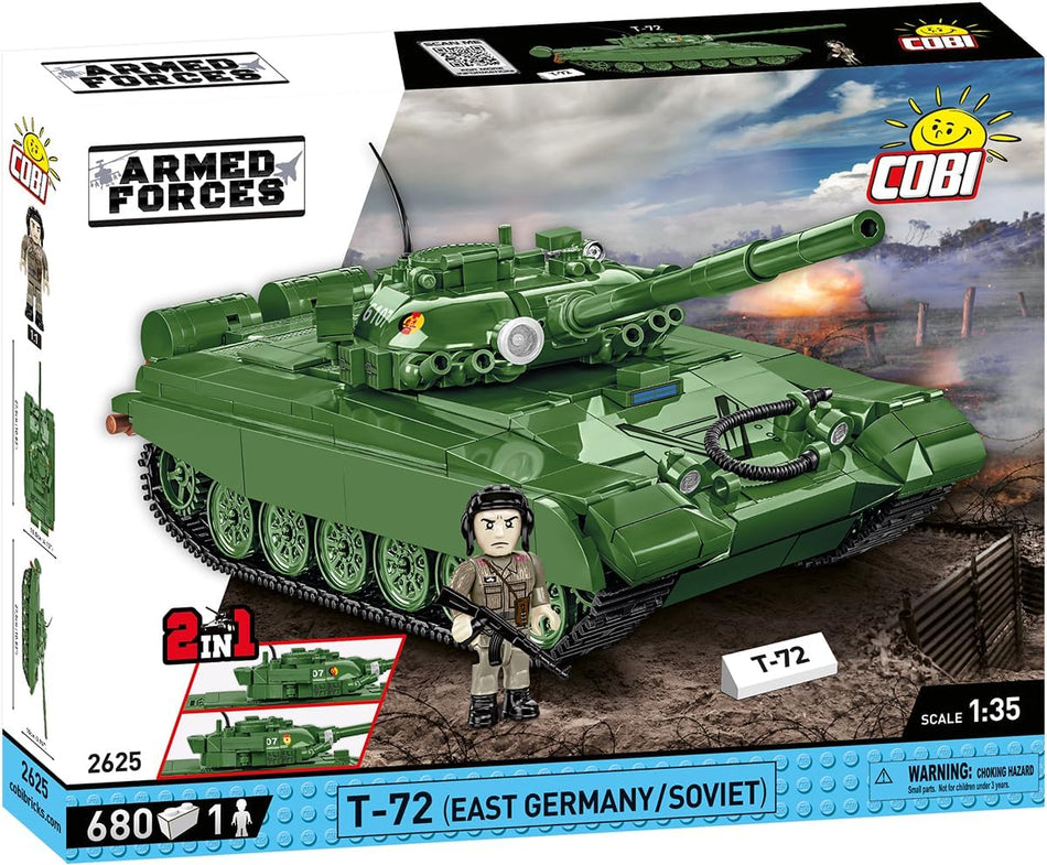 Cobi 680 PCS ARMED FORCES /2624/ T-72 M1R 2IN1 DDR&RU