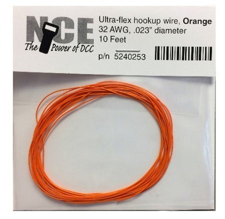 ORANGE WIRE 32AWG 10FT        