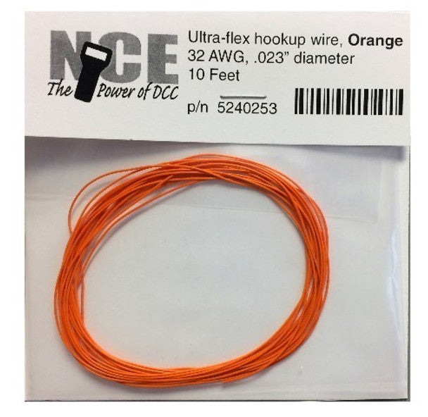 ORANGE WIRE 32AWG 10FT        