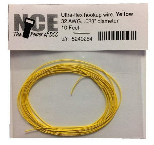 YELLOW WIRE 32AWG 10FT        