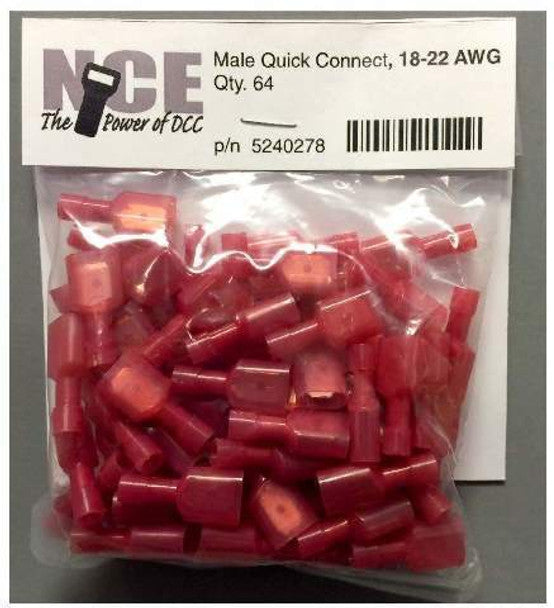 MALE QUICK CON RED 64PKG      