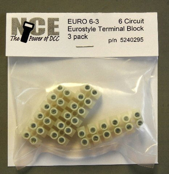 EURO6-3 TERM STRIP 3/PK       