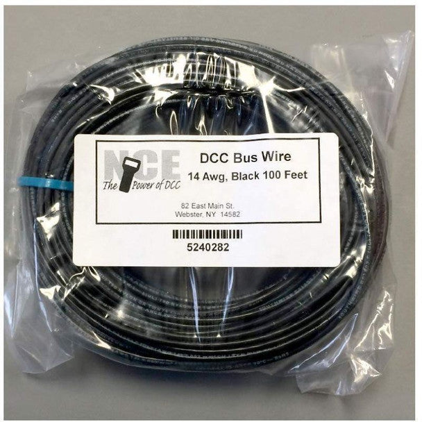 DCC MAIN BUS WIRE BLK 50'     