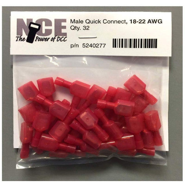 MALE QUICK CON RED 20PKG      