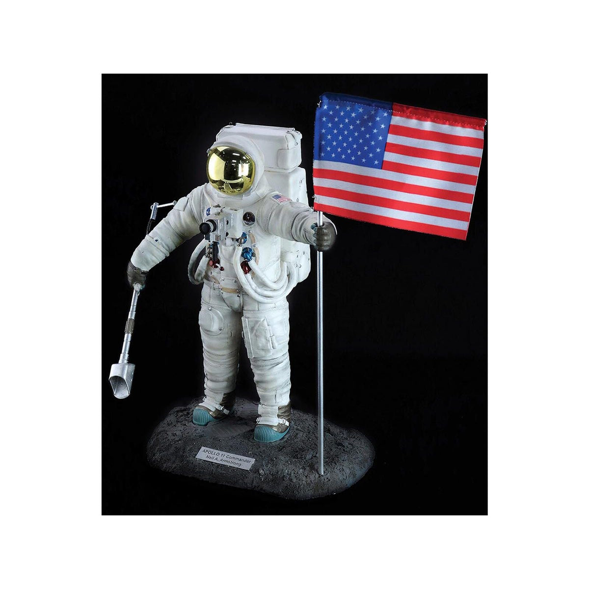 Neil Armstrong "Apollo 11 Commander - First Man On the Moon" Polyresin Statue "Statue Series" 1/8 Scale Model by Hobby Master-Hobby Master-ModelCars.com