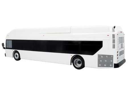 New Flyer Xcelsior Transit Bus Bank White "The Bus & Motorcoach Collection" Limited Edition to 504 Pieces Worldwide 1/43 Model by Iconic Replicas-Iconic Replicas-ModelCars.com
