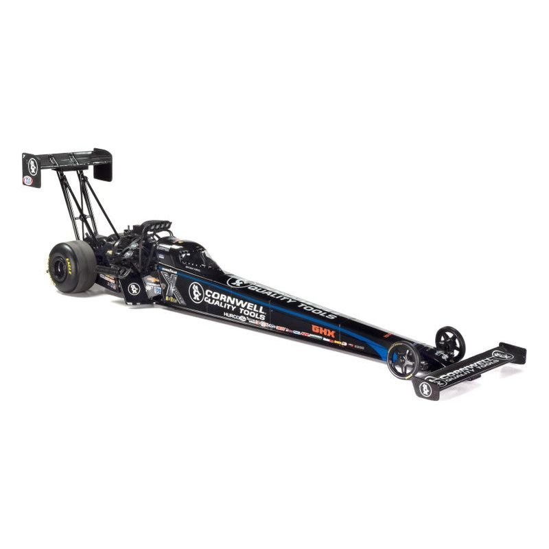 NHRA TFD (Top Fuel Dragster) Brittany Force "Cornwell Quality Tools" Black "John Force Racing" 1/24 Diecast Model by Auto World - Autoworld - ModelCars.com