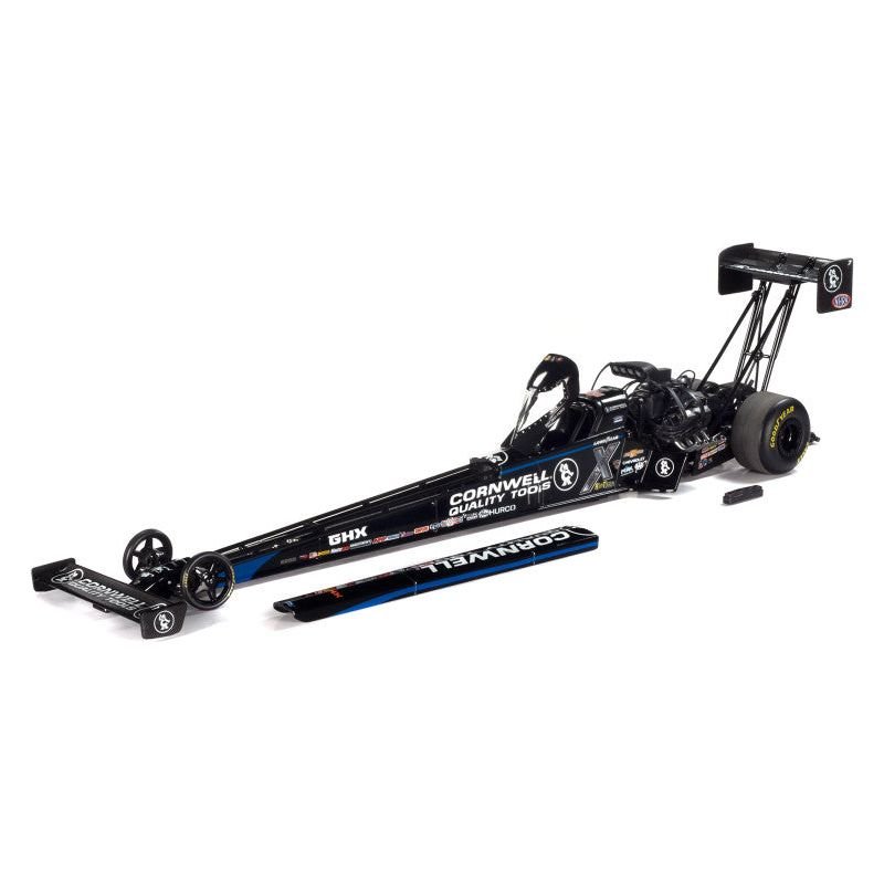 NHRA TFD (Top Fuel Dragster) Brittany Force "Cornwell Quality Tools" Black "John Force Racing" 1/24 Diecast Model by Auto World - Autoworld - ModelCars.com
