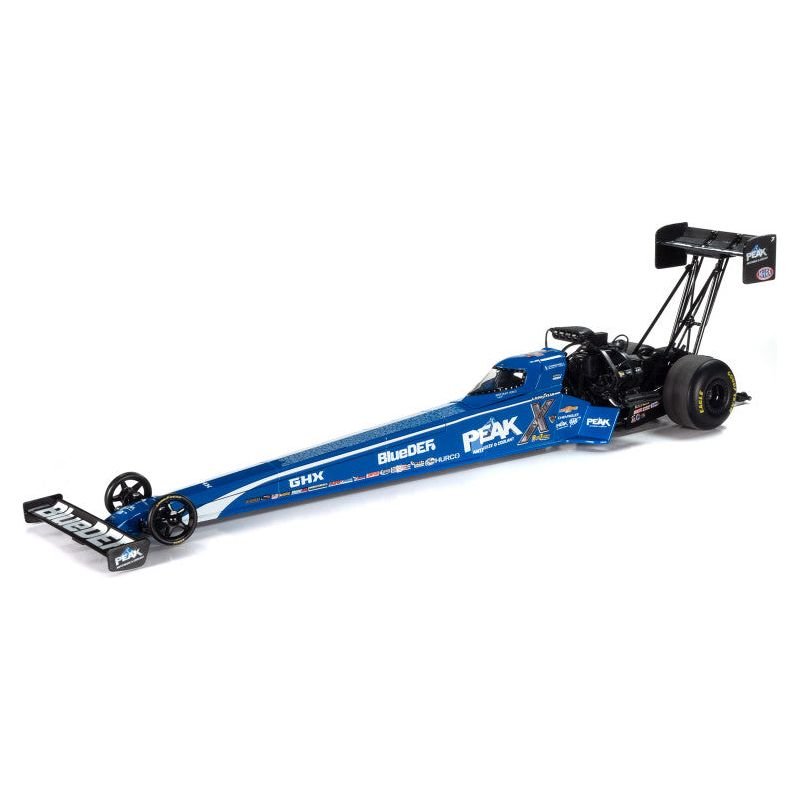 NHRA TFD (Top Fuel Dragster) Brittany Force "PEAK Antifreeze & Coolant" Blue "John Force Racing" 1/24 Diecast Model by Auto World - Autoworld - ModelCars.com
