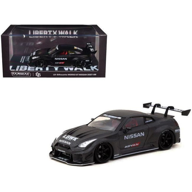 Nissan 35GT-RR LB-Silhouette WORKS GT RHD (Right Hand Drive) "Liberty Walk" Full Carbon "Hobby43" Series 1/43 Diecast Model Car by Tarmac Works-Tarmac Works-ModelCars.com