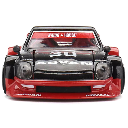Nissan Fairlady Z Kaido GT RHD (Right Hand Drive) "Advan" Black and Red Livery (Designed by Jun Imai) "Kaido House" Special 1/64 Diecast Model Car by Mini GT-Mini GT-ModelCars.com