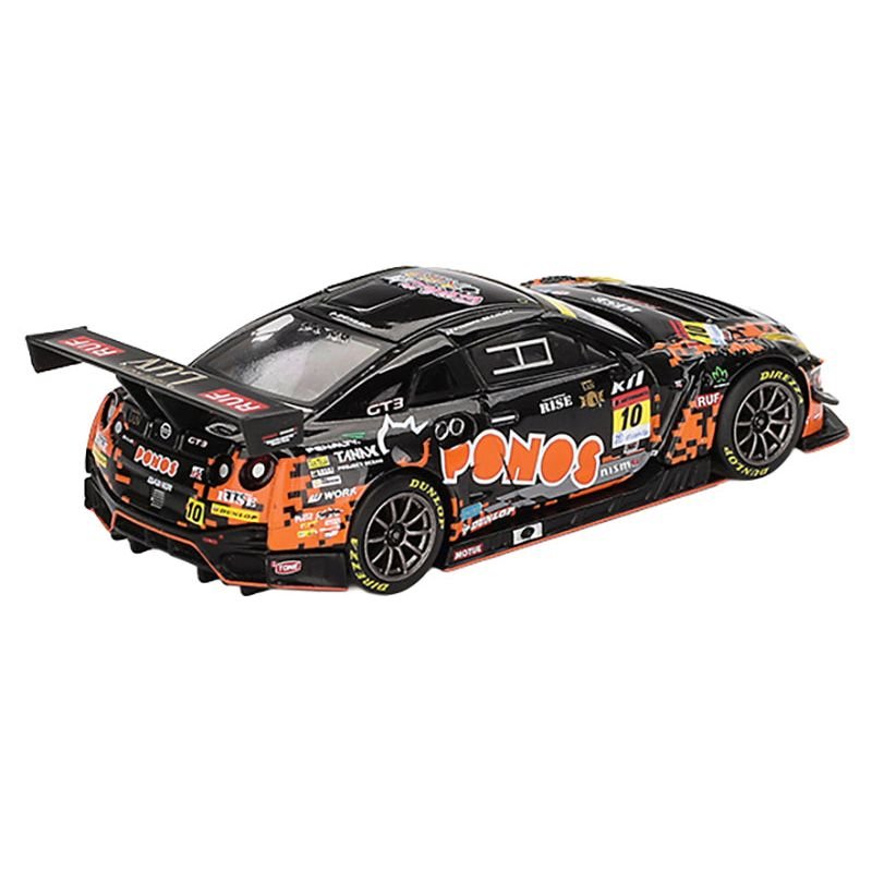 Nissan GT-R NISMO GT3 #10 Hironobu Yasuda - Riki Okusa "PONOS GAINER" "Super GT Series" (2023) Limited Edition 1/64 Diecast Model Car by Mini GT-Mini GT-ModelCars.com