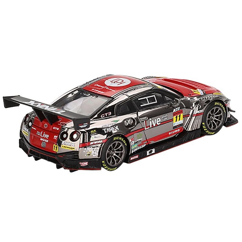 Nissan GT-R NISMO GT3 #11 Ryuichiro Tomita - Keishi Ishikawa - Yusuke Shiotsu "GAINER TANAX" "Super GT Series" (2023) Limited Edition 1/64 Diecast Model Car by Mini GT-Mini GT-ModelCars.com