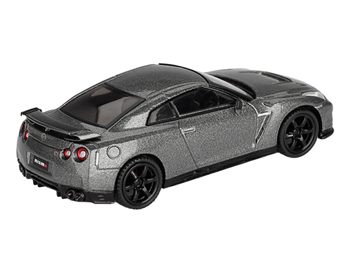 Nissan GT-R Nismo R35 CRS Version RHD (Right Hand Drive) Dark Metal Gray Metallic Limited Edition 1/64 Diecast Model Car by Mini GT-Mini GT-ModelCars.com