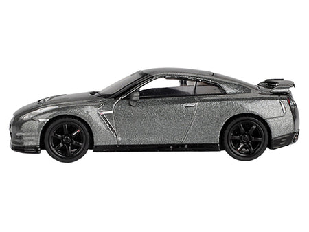 Nissan GT-R Nismo R35 CRS Version RHD (Right Hand Drive) Dark Metal Gray Metallic Limited Edition 1/64 Diecast Model Car by Mini GT-Mini GT-ModelCars.com