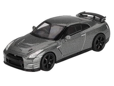 Nissan GT-R Nismo R35 CRS Version RHD (Right Hand Drive) Dark Metal Gray Metallic Limited Edition 1/64 Diecast Model Car by Mini GT-Mini GT-ModelCars.com