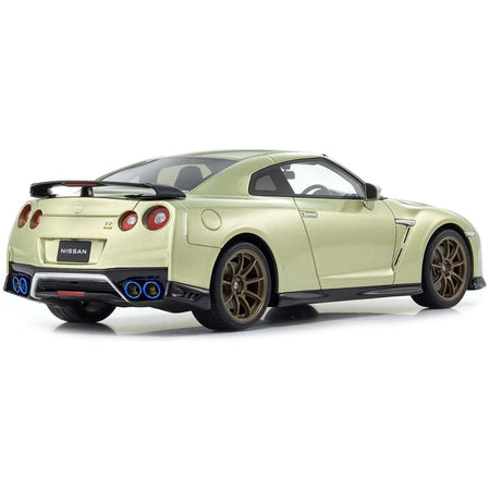 Nissan GT - R Premium Edition T - Spec RHD (Right Hand Drive) Millenium Jade Green Metallic 1/18 Model Car by Kyosho - Kyosho - ModelCars.com