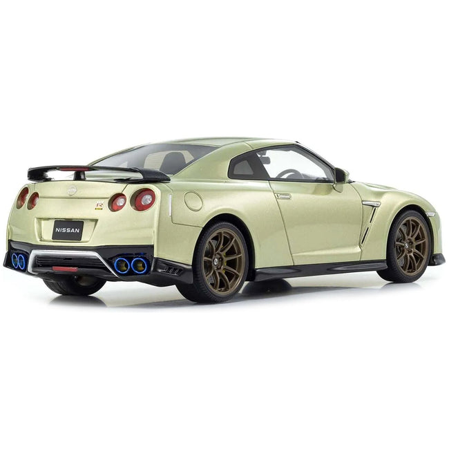 Nissan GT-R Premium Edition T-Spec RHD (Right Hand Drive) Millenium Jade Green Metallic 1/18 Model Car by Kyosho-Kyosho-ModelCars.com