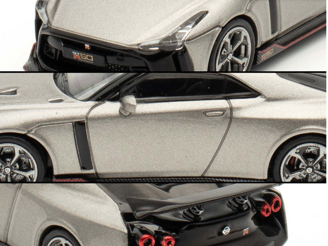Nissan GT-R50 By ItalDesign Gray Metallic "Indonesia Diecast Expo 2024 Exclusive Edition" 1/64 Diecast Model Car by Inno Models-Inno Models-ModelCars.com