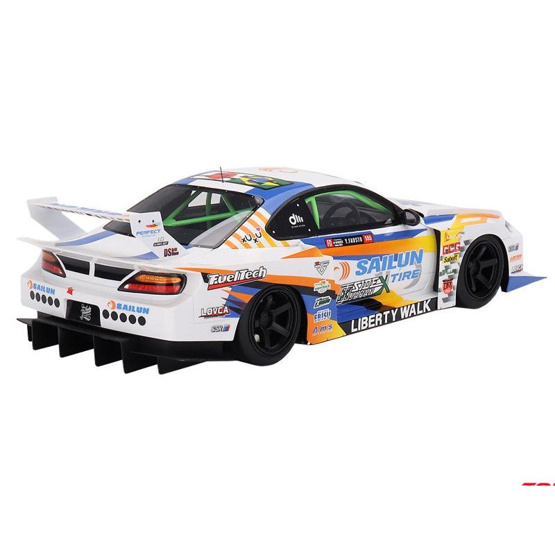 Nissan LB - Super Silhouette S15 SILVIA 555 Yukio Fausto "Formula Drift Japan" (2023) 1/18 Model Car by Top Speed - Top Speed - ModelCars.com