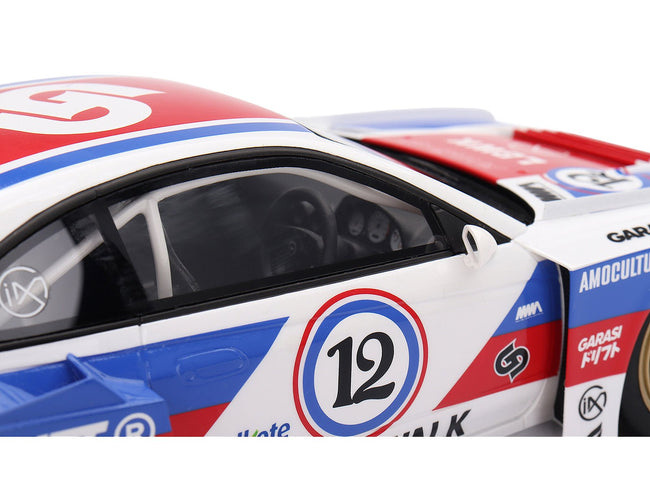 Nissan "LB-Super Silhouette" S15 SILVIA RHD (Right Hand Drive) 12 "GARASIDRIFT" White with Red and Blue Graphics 1/18 Model Car by Top Speed-Top Speed-ModelCars.com