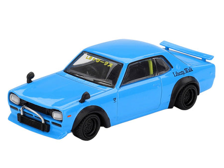 Nissan LB-Works Hakosuka RHD (Right Hand Drive) Baby Blue Limited Edition 1/64 Diecast Model Car by Mini GT-Mini GT-ModelCars.com